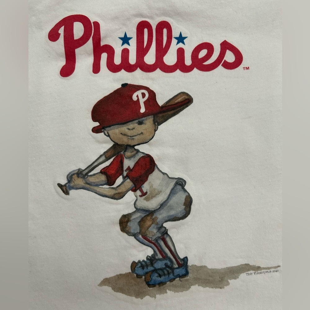 Youth Philadelphia Phillies Tiny Turnip Slugger Raglan T-Shirt